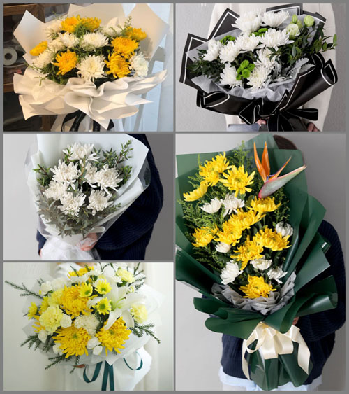 陕西商洛市山阳县王闫镇白事花束代送